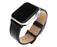 Pasek i akcesoria do zegarków FIXED Leather Strap do Apple Watch 40/41/42 mm wide black